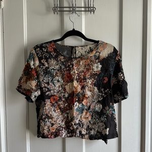 Floral crop top